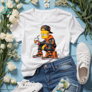 Hypebeast Bart Simpson Streetwear Style Nike Sneakers Graphic Tee