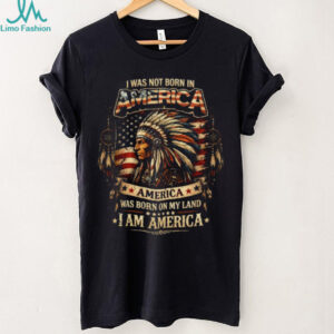 I Am America Native American Warrior Chief Pride T Shirt