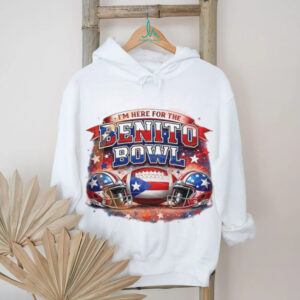 I'm Here For The Benito Bowl Puerto Rico Flag Football Helmets T Shirt