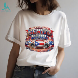 I'm Here For The Benito Bowl Puerto Rico Flag Football Helmets T Shirt