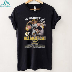 In Memory of Bill Mazeroski 1936 2026 Pittsburgh Pirates “Maz” Tribute T Shirt