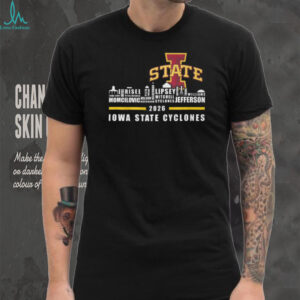 Iowa State Cyclones 2026 Team Roster Skyline Graphic T Shirt