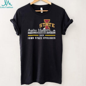 Iowa State Cyclones 2026 Team Roster Skyline Graphic T Shirt