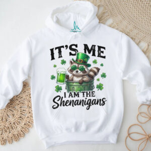 It’s Me I Am The Shenanigans Funny Raccoon St. Patrick’s Day Shirt