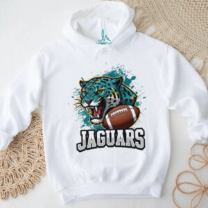 Jaguars Football Splatter Art Graphic Tee White Shirt Jaguars Football Splatter Art Graphic Tee White Shirt