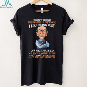 Jeff Dunham Walter “I Don't Think Before I Speak” Grumpy T Shirt
