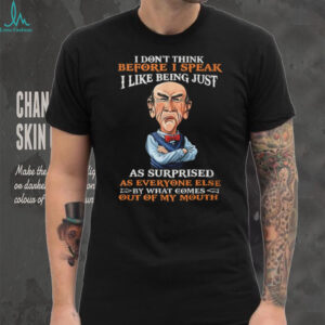 Jeff Dunham Walter “I Don't Think Before I Speak” Grumpy T Shirt