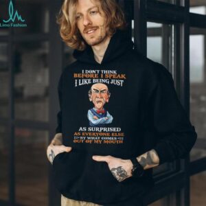 Jeff Dunham Walter “I Don't Think Before I Speak” Grumpy T Shirt
