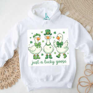 Just a Lucky Goose Trio Cute St. Patrick's Day Farm Animals T Shirt