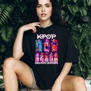 K Pop Demon Hunters Anime Style Group Graphic T Shirt