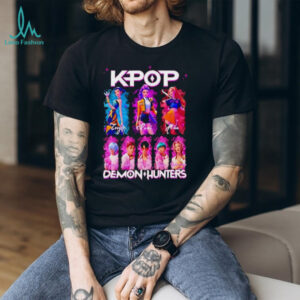 K Pop Demon Hunters Anime Style Group Graphic T Shirt