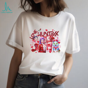 KPop Demon Hunters love Huntrix heart Valentines Day 2026 shirt