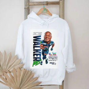Kenneth Walker III Super Bowl LIX Champion MVP Caricature Tee