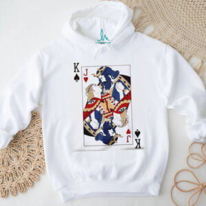 King of Spades and Jack of Hearts Romantic Playing Card Art Graphic T Shirt King of Spades and Jack of Hearts Romantic Playing Card Art Graphic T Shirt