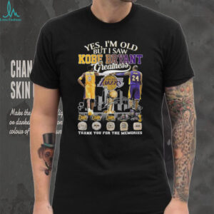 Kobe Bryant Greatness No. 8 and No. 24 Lakers Championship Rings T Shirt