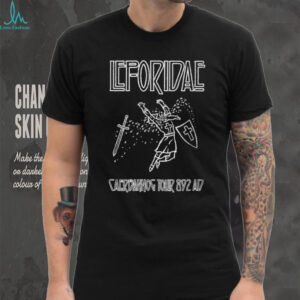 Leforidae Caerbannog Tour 892 AD Black Metal Style Rabbit T Shirt