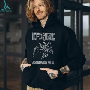 Leforidae Caerbannog Tour 892 AD Black Metal Style Rabbit T Shirt