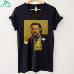 Leonardo DiCaprio Laughing Meme Django Unchained Portrait T Shirt