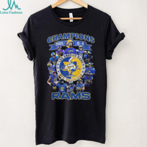 Los Angeles Rams 2025 NFC Champions Super Bowl Signature Players Shirt