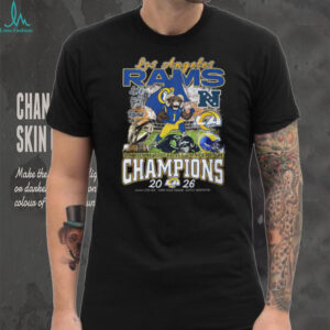 Los Angeles Rams 2026 NFC Champions Victory Celebration Graphic T Shirt