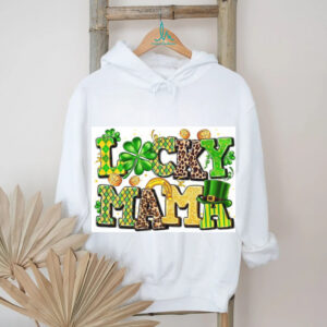 Lucky Mama Leopard Print & Plaid St. Patrick's Day T Shirt