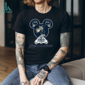 Mickey Mouse Seattle Seahawks Football Fan T Shirt