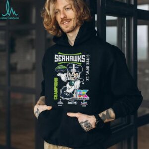 Mickey Mouse Seattle Seahawks Super Bowl LX Champions 2026 T Shirt