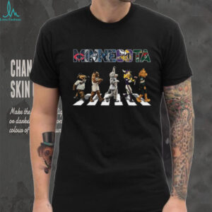 Minnesota Sports Mascots Abbey Road Style Crossing T Shirt