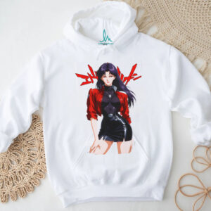 Misato Katsuragi Evangelion Anime Aesthetic Streetwear T Shirt