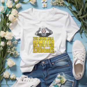 Monty Python French Taunter “Your Mother Was A Hamster” Funny Quote T Shirt