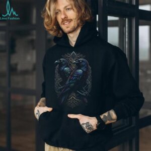 Mystic Twin Ravens Yggdrasil Tree of Life Viking T Shirt