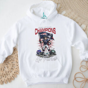 New England Patriots 2025 AFC East Champions T Shirt Patriots Mascot vs Division Rivals