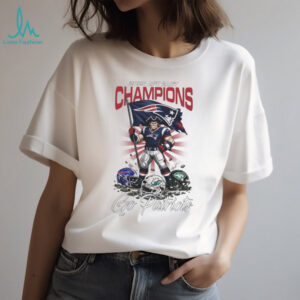 New England Patriots 2025 AFC East Champions T Shirt Patriots Mascot vs Division Rivals