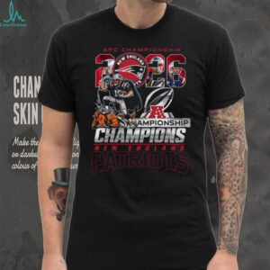 New England Patriots 2026 AFC Championship Champions Victory Illustration T Shirt