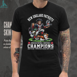 New England Patriots AFC Champions 2026 Bowl Bound Football T Shirt