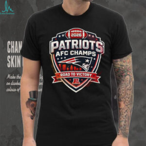New England Patriots AFC Champs Road To Victory 2026 T shirt