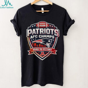New England Patriots AFC Champs Road To Victory 2026 T shirt