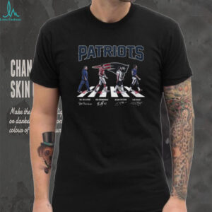 New England Patriots Legends Abbey Road Crossing Autograph Graphic Tee