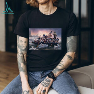 New England Patriots “Washington Crossing the Delaware” Parody Poster Art New England Patriots “Washington Crossing the Delaware” Parody Poster Art