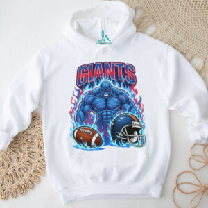 New York Giants Blue Titan Mascot Fan Shirt New York Giants Blue Titan Mascot Fan Shirt