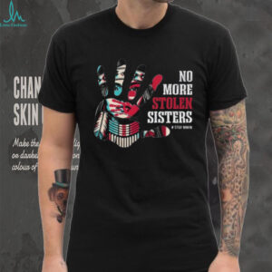 No More Stolen Sisters MMIW Awareness Handprint T Shirt