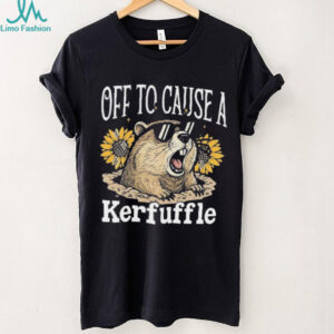 Off To Cause A Kerfuffle Woodchuck Gopher with Sunglasses T Shirt