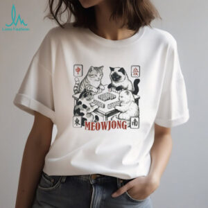 Official Cute Cats Playing Mah Jongg shirt