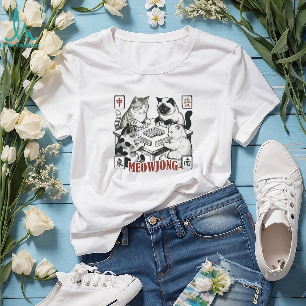 Official Cute Cats Playing Mah Jongg shirt Official Cute Cats Playing Mah Jongg shirt