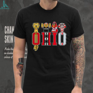 Ohio Sports Mascots “OHIO” Logo Fan T Shirt
