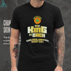 Panathinaikos EuroLeague Champions Berlin 2024 The King Is Back Tee