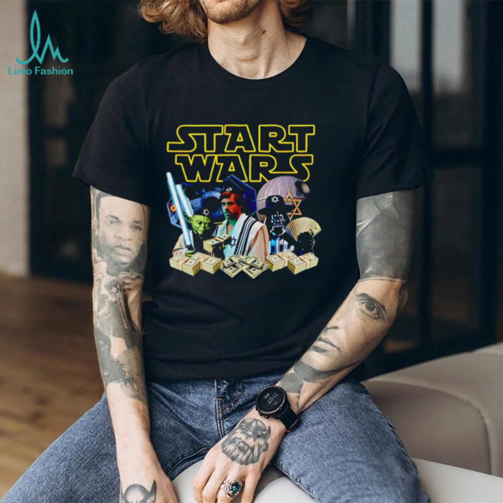 Parody Star Wars Characters with Money Stacks Graphic T Shirt Parody Star Wars Characters with Money Stacks Graphic T Shirt