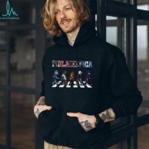 Philadelphia Sports Mascots Abbey Road Crossing T Shirt