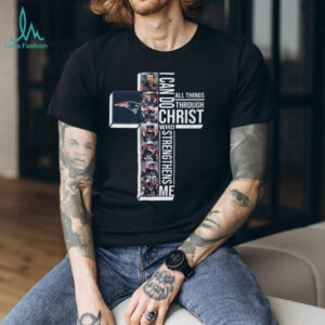 Philippians 413 I Can Do All Things Through Christ Patriots Cross T Shirt Philippians 413 I Can Do All Things Through Christ Patriots Cross T Shirt