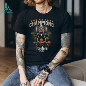 Pittsburgh Steelers 2025 AFC North Champions Kings Of The North T Shirt